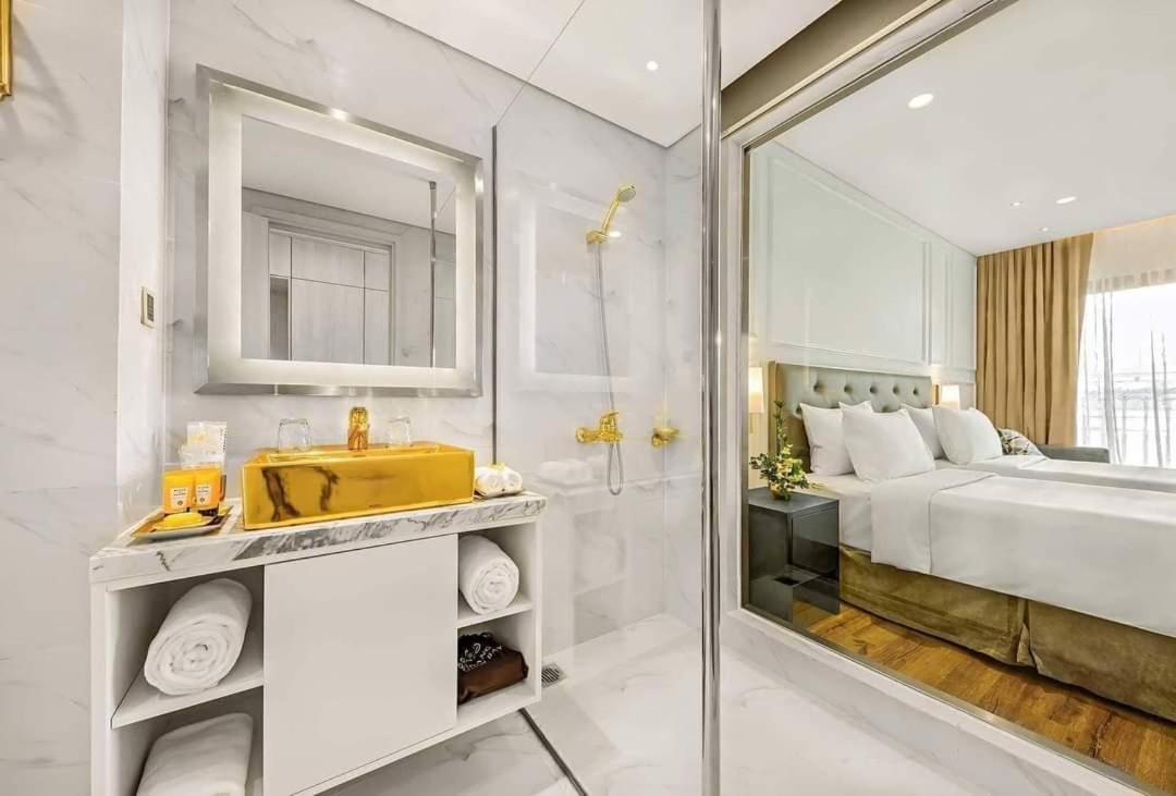 Golden Apartment With Sea View 岘港 外观 照片