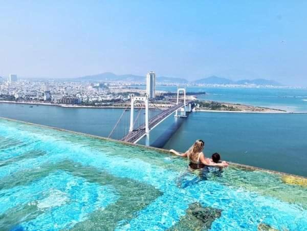 Golden Apartment With Sea View 岘港 外观 照片