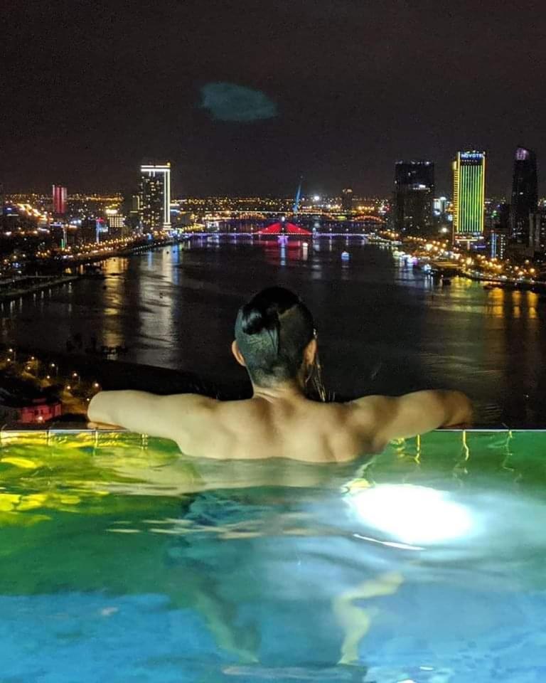 Golden Apartment With Sea View 岘港 外观 照片
